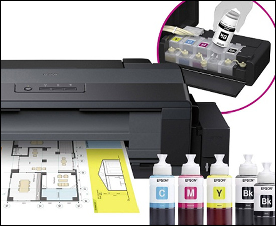 Các loại mực máy in có thể được sử dụng cho máy in Epson hoặc Brother